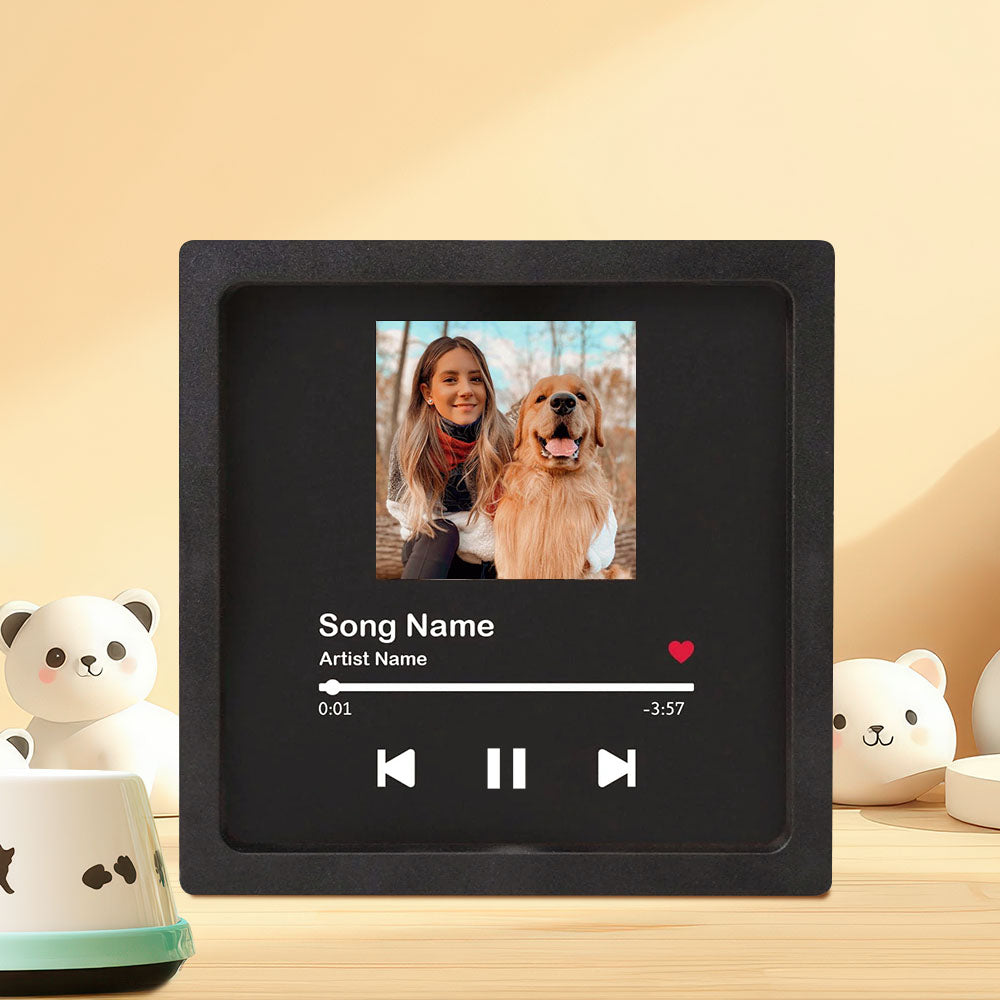 Personalisierter Fotoalbum-Kühlschrankmagnet mit Lied Ihrer Wahl | Einzigartiges romantisches Geschenk für Sie oder Ihn |