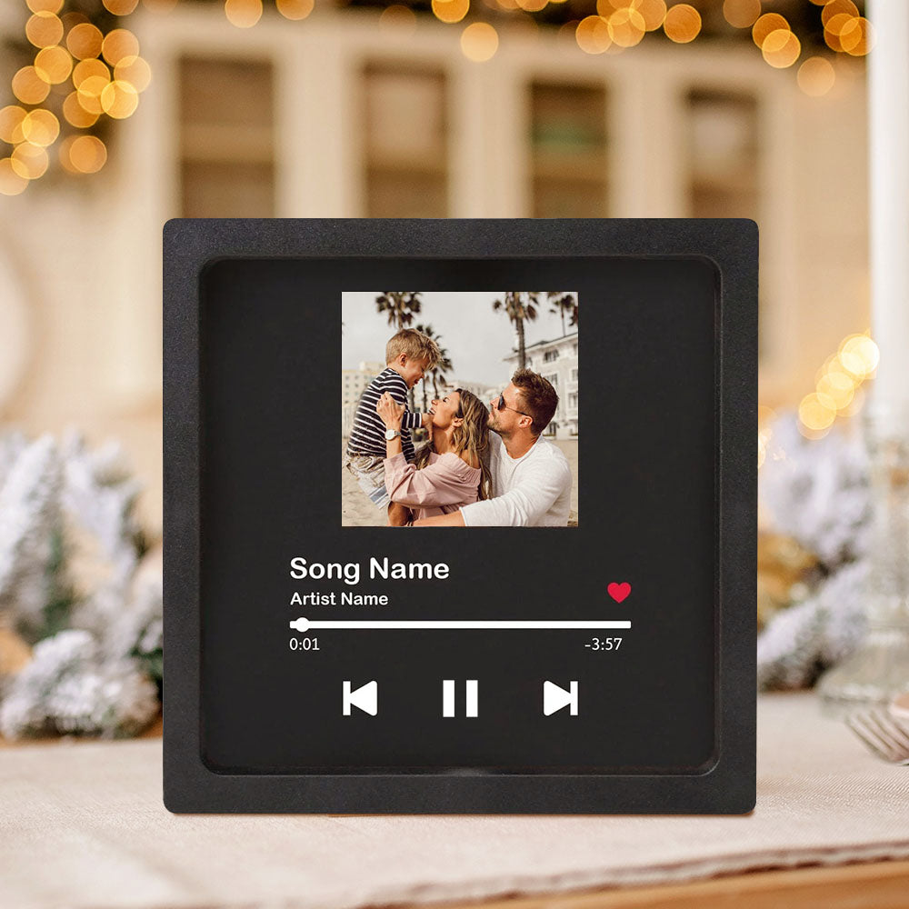 Personalisierter Fotoalbum-Kühlschrankmagnet mit Lied Ihrer Wahl | Einzigartiges romantisches Geschenk für Sie oder Ihn |