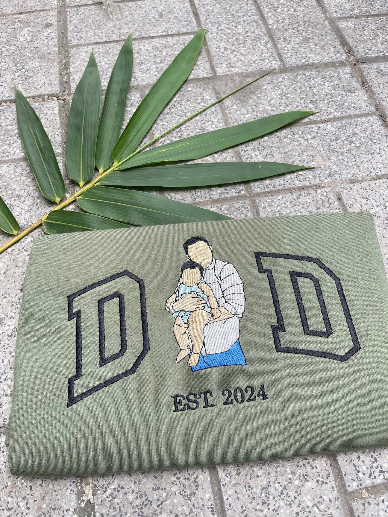 Vatertagsshirt, besticktes Vatertagsshirt