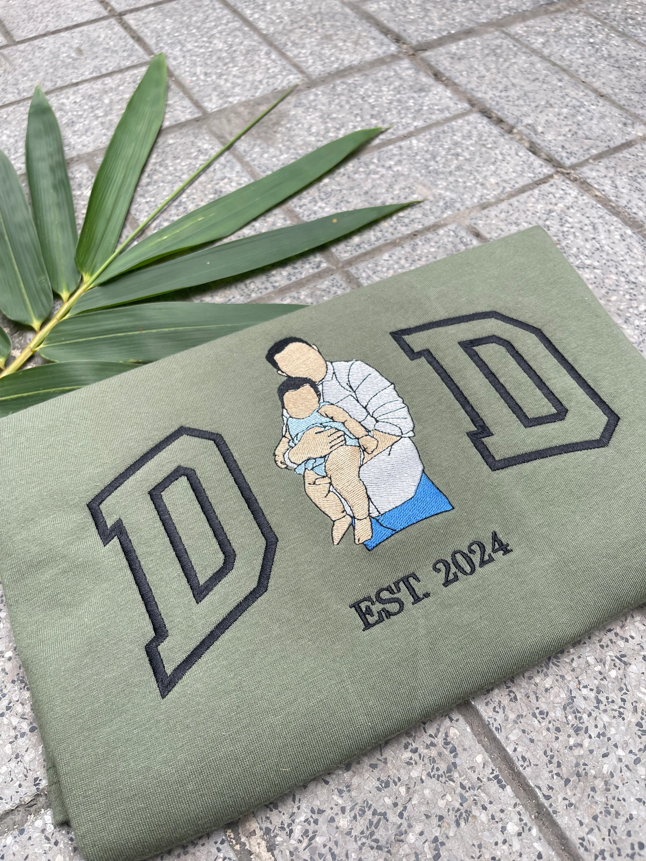 Vatertagsshirt, besticktes Vatertagsshirt