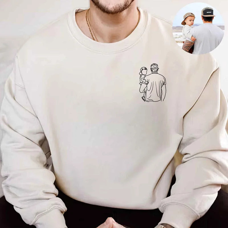 Bedrucken Sie ein individuelles Foto-Shirt Vater und ich“ für den Vater ein Geschenk für den Ehemann