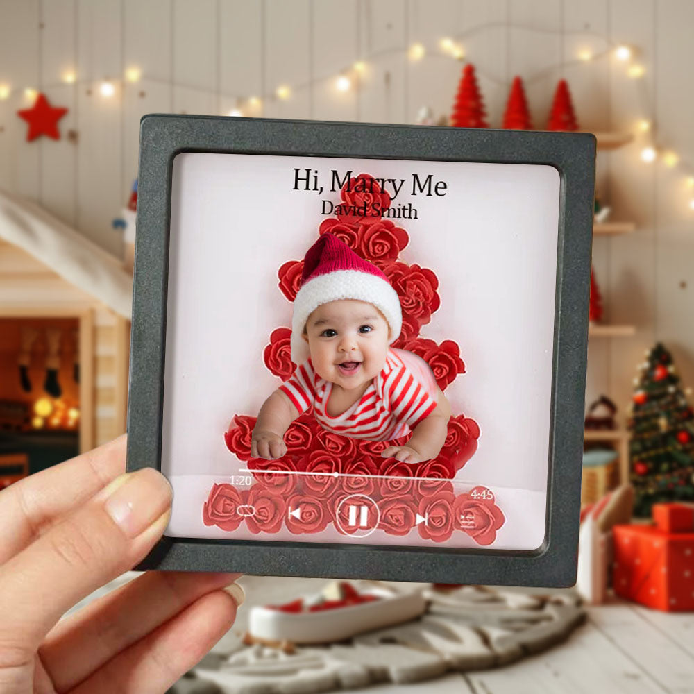 Benutzerdefinierter Album-Kühlschrankmagnet: The Love Tune Machine! Personalisieren Sie Ihren Musikmagneten, hören Sie Ihre Lieblingslieder und drehen Sie die Lautstärke auf