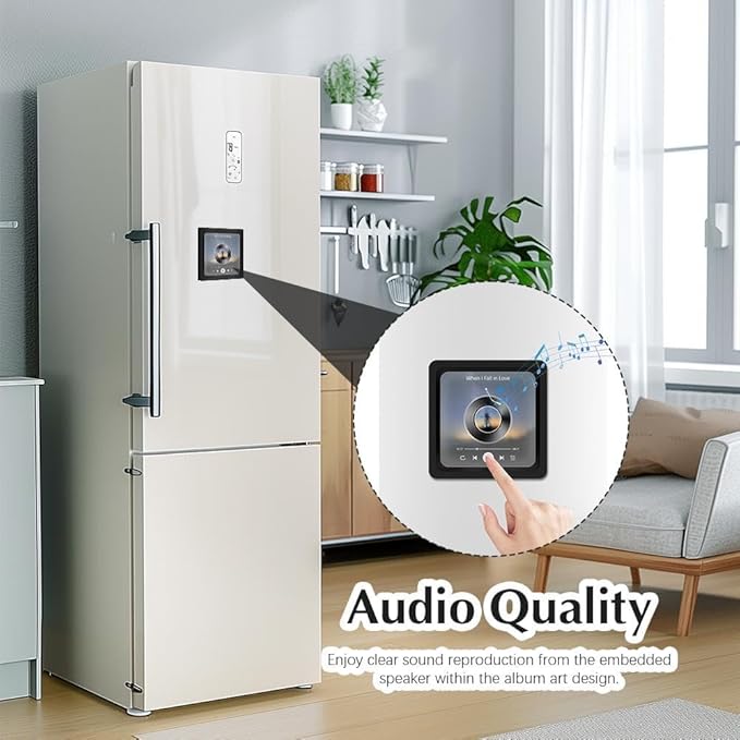 Individueller Album-Kühlschrankmagnet Mit Foto und Ihrer besonderen Musik