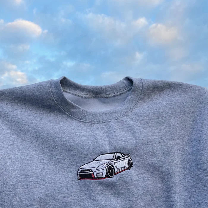Motorrad, Freund, bestickte Auto-Kapuzenpullover, individuelles Liebesgeschenk für Freund, Auto-Enthusiasten, Geschenk
