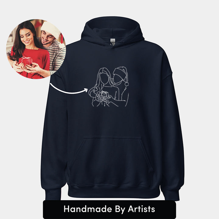 Geschenke für Haustierliebhaber, individuell besticktes Sweatshirt und Kapuzenpullover