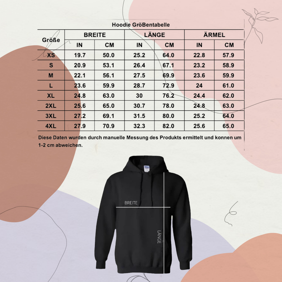 Benutzerdefinierter Bestickter Kapuzenpullover Mit Römischen Ziffern Und Initialen, Valentinstagsgeschenk, Jubiläumsgeschenk, Personalisierter Kapuzenpullover