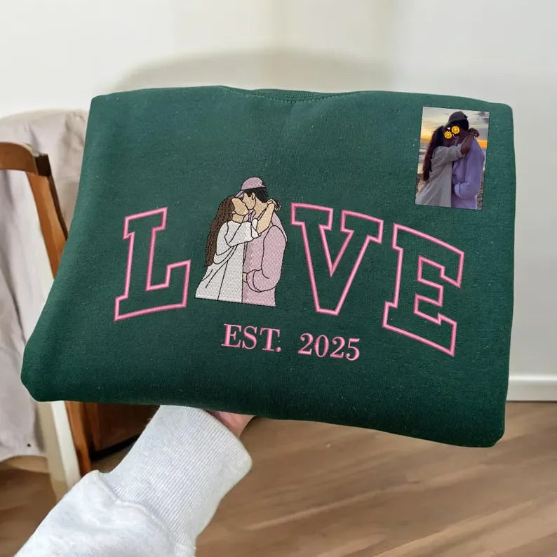 Bestickte Hoodies für Paare: Das ultimative Valentinstags-Andenken