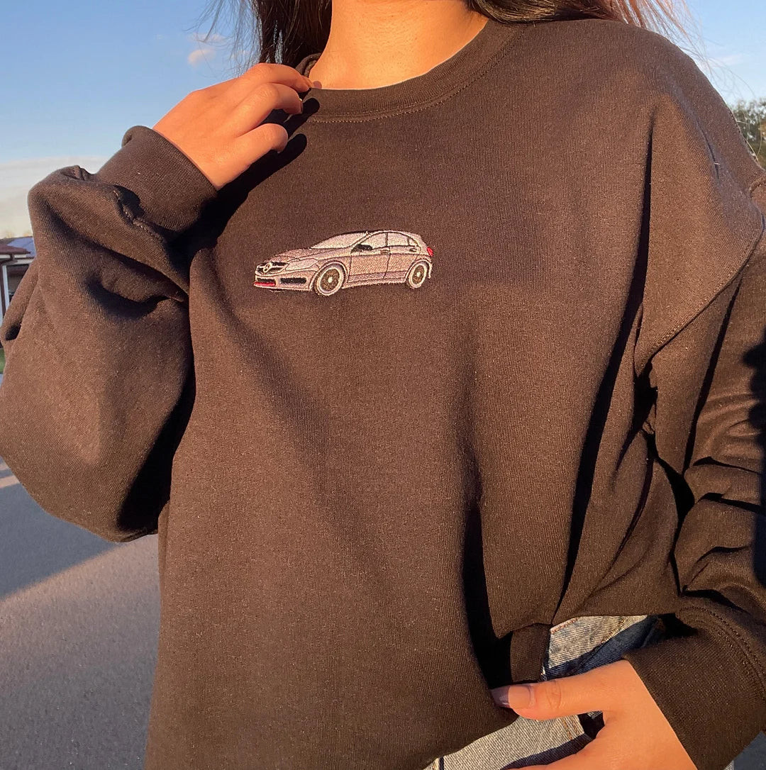 Motorrad, Freund, bestickte Auto-Kapuzenpullover, individuelles Liebesgeschenk für Freund, Auto-Enthusiasten, Geschenk