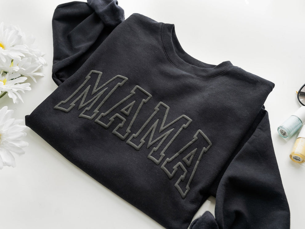 Mama Sweatshirt, Mama Est Sweatshirt, Muttertagsgeschenk, Coole Mama, Erstes Muttertagsgeschenk, personalisiertes Geschenk, Mama Life Shirt, Neues Mama Geschenk