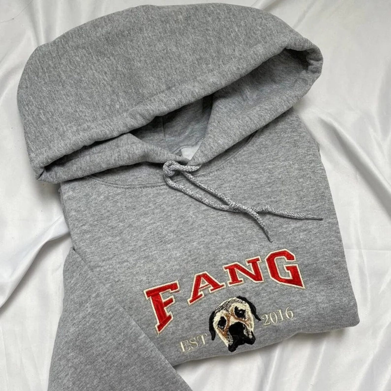 Haustier-Foto-Hoodie, individuelles Katzengesicht-gesticktes Sweatshirt für Haustierliebhaber