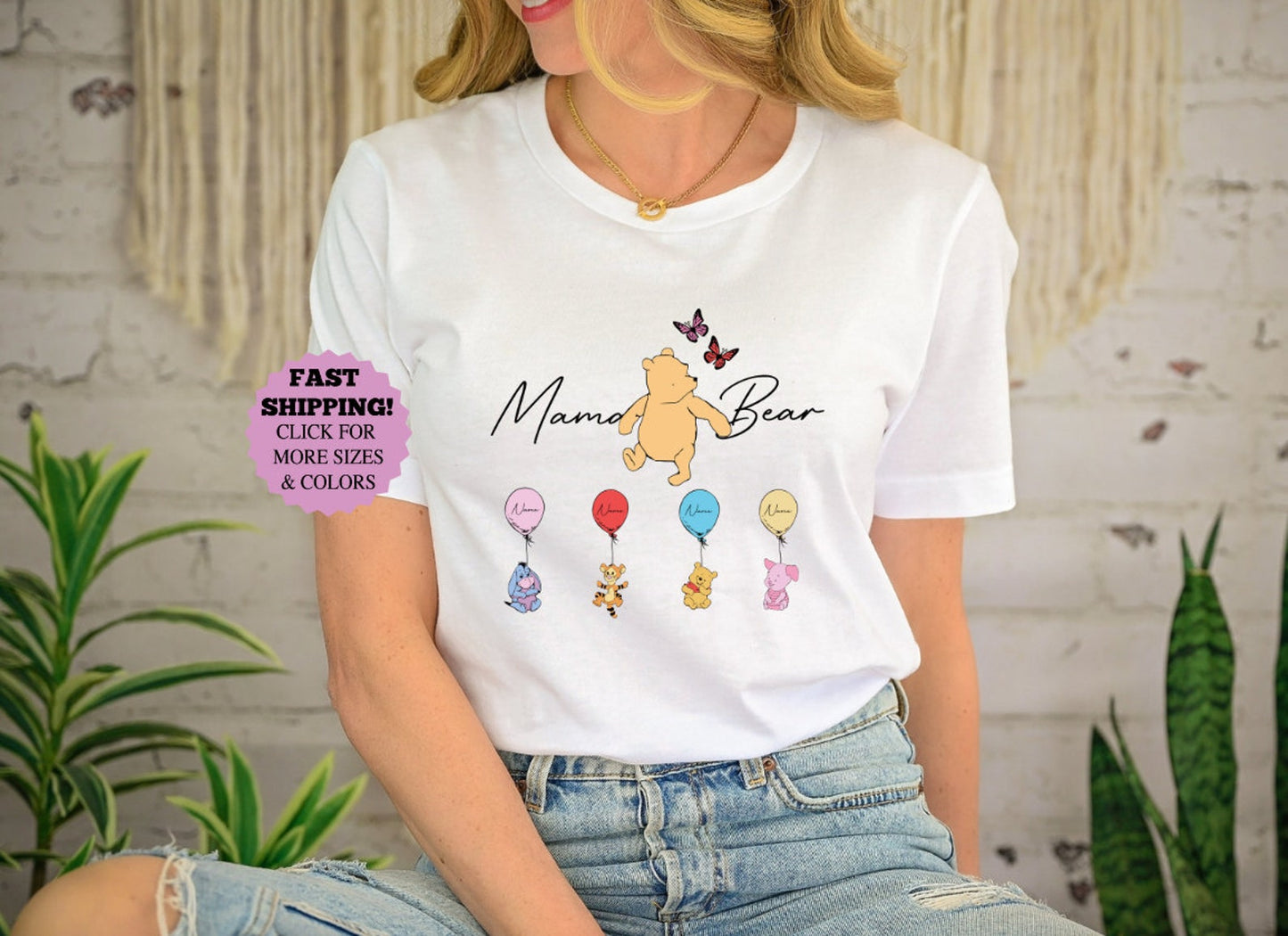 Personalisiertes Mama Bär Shirt, Mama mit Kindernamen auf Sweatshirt, Personalisiertes Mama Shirt, Lustiges Muttertagsgeschenk, Lustiger Mama Bär Hoodie