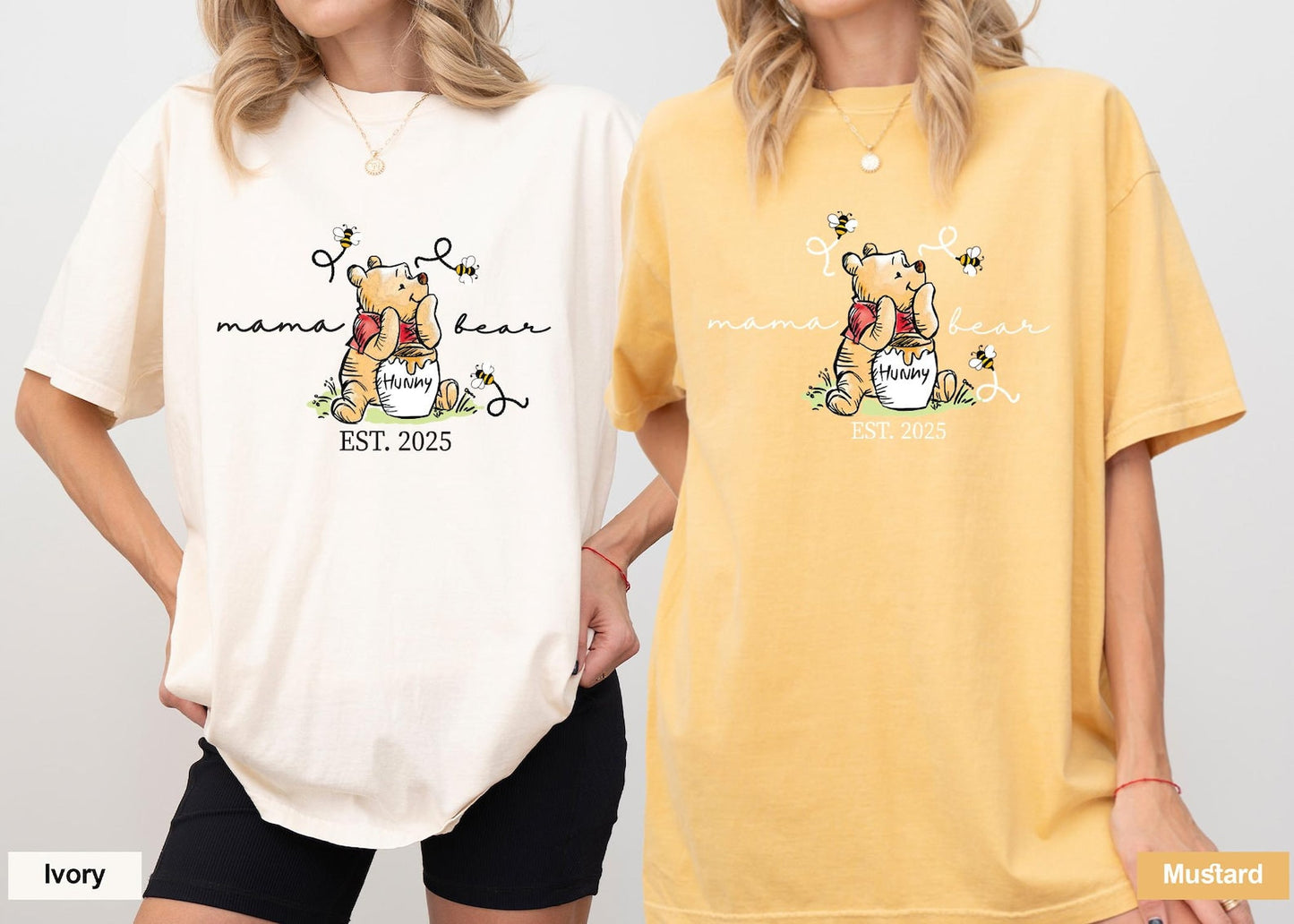 Personalisiertes Mama Bär Sweatshirt für Mama, Pullover zum Muttertag, personalisiertes Sweatshirt, Klassisches Bär T-Shirt Personalisierbares Shirt