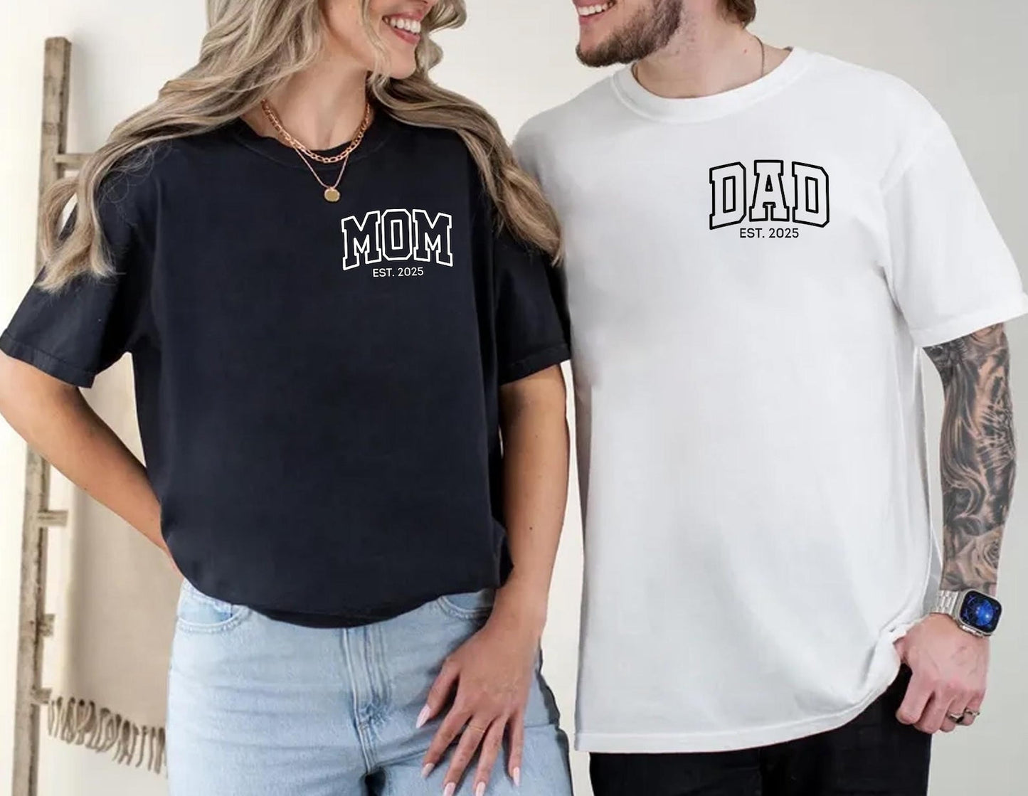 Herzförmiges Zuckergemälde für Papa und Mama – Romantisches Geschenk für Paare – Individuelles geschätztes Datum und Namen