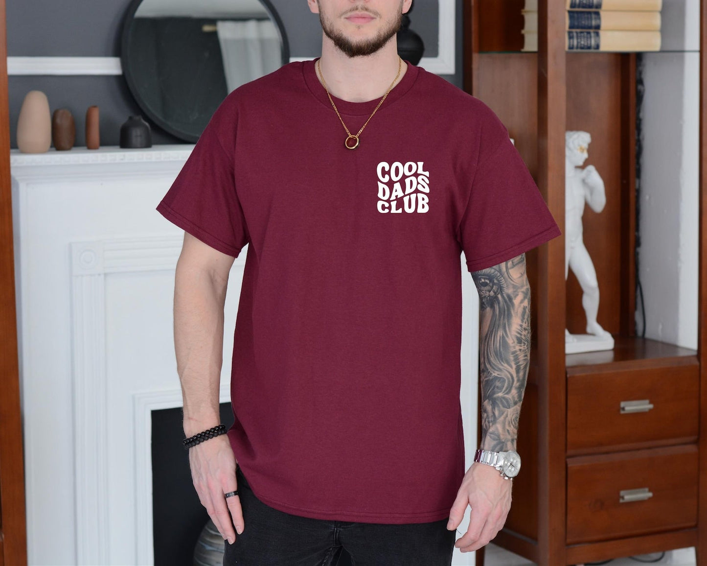 T-Shirt Cool Dads Club - Vatertagsgeschenk - Papa Shirt - Geschenk für frischgebackene Väter - Geburtstagsgeschenk für Papa - Herren T-Shirt