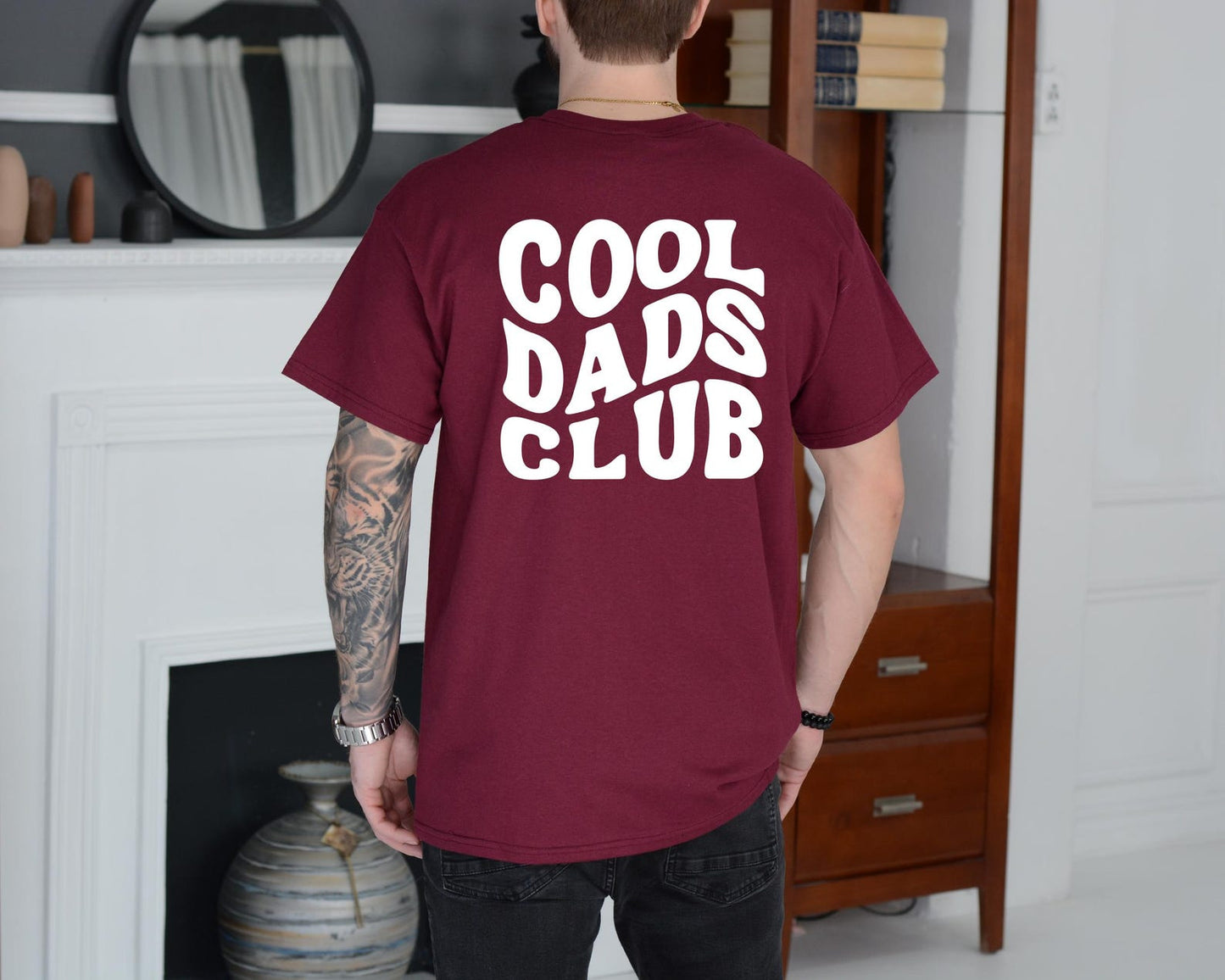 T-Shirt Cool Dads Club - Vatertagsgeschenk - Papa Shirt - Geschenk für frischgebackene Väter - Geburtstagsgeschenk für Papa - Herren T-Shirt