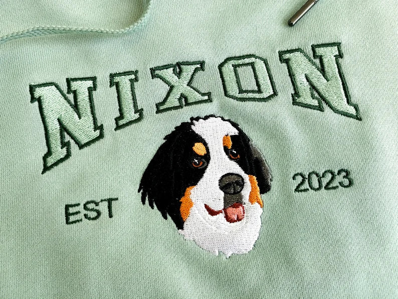 Personalisiertes Hunde-Sweatshirt, individueller Haustier-Gesichts-Hoodie von Ihrem Foto