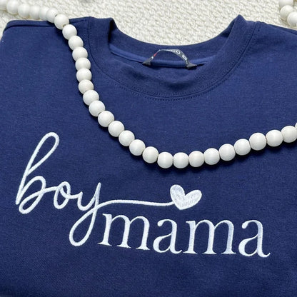 Familienporträt Hoodie mit Kindernamen und Geburtsdatum personalisierter Sweater für Mütter