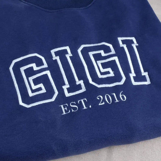 Custom Mama Hoodie personalisierter Muttername mit Kinderhandabdruck einzigartiges Geschenk