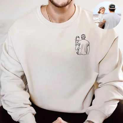 Bedrucken Sie ein individuelles Foto-Shirt Vater und ich“ für den Vater ein Geschenk für den Ehemann