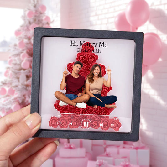 Benutzerdefinierter Album-Kühlschrankmagnet: The Love Tune Machine! Personalisieren Sie Ihren Musikmagneten, hören Sie Ihre Lieblingslieder und drehen Sie die Lautstärke auf