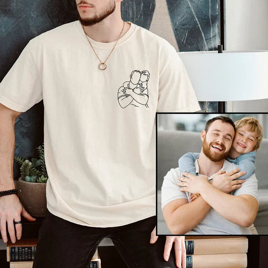 Bedrucken Sie ein individuelles Foto-Shirt Vater und ich“ für den Vater ein Geschenk für den Ehemann