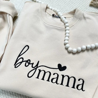 Familienporträt Hoodie mit Kindernamen und Geburtsdatum personalisierter Sweater für Mütter