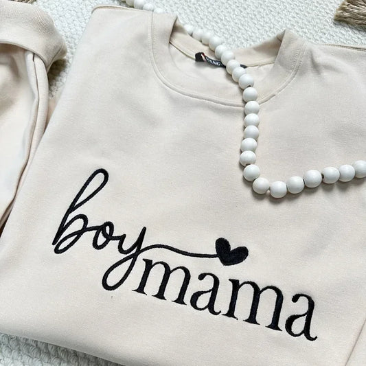 Familienporträt Hoodie mit Kindernamen und Geburtsdatum personalisierter Sweater für Mütter