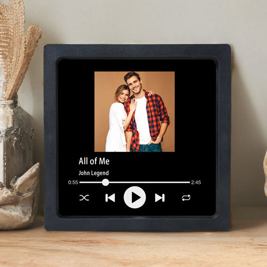 Individueller Album-Kühlschrankmagnet mit Foto und Ihrer besonderen Musik