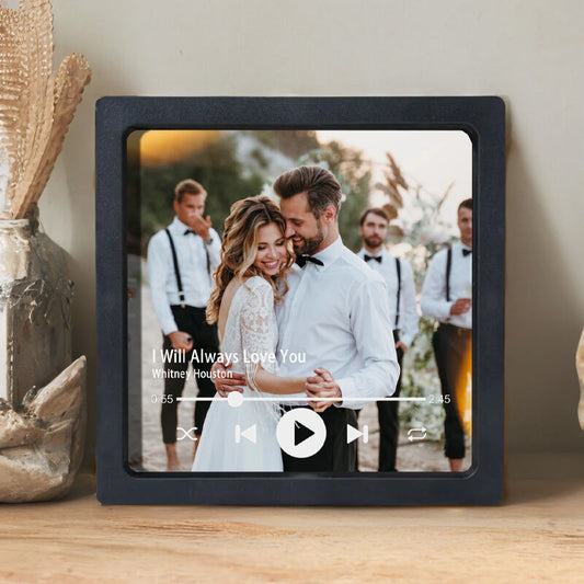 Individueller Album-Kühlschrankmagnet Mit Foto und Ihrer besonderen Musik