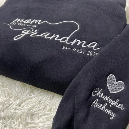 Familienporträt Oversize Kapuzenpullover personalisierter Cartoon-Sweater Familienzusammenführung