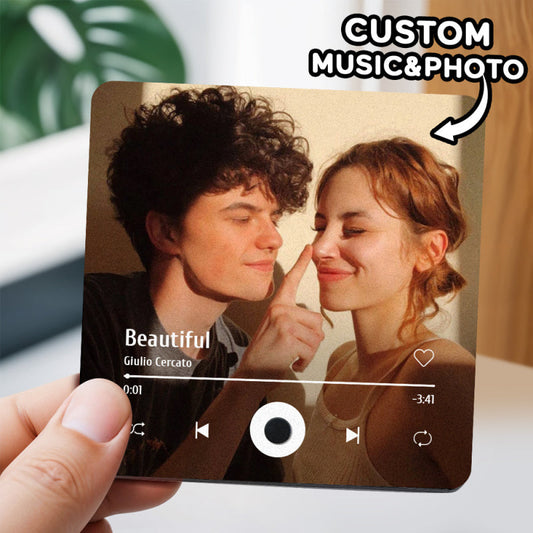 Personalisierter Musik-Kühlschrankmagnet, der ohne Mobiltelefon abgespielt werden kann, Musik-Kühlschrankmagnet Pro, Musik-Wandfotoaufkleber