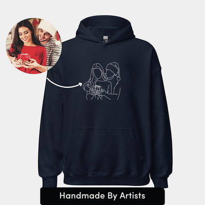 Geschenke für Haustierliebhaber, individuell besticktes Sweatshirt und Kapuzenpullover