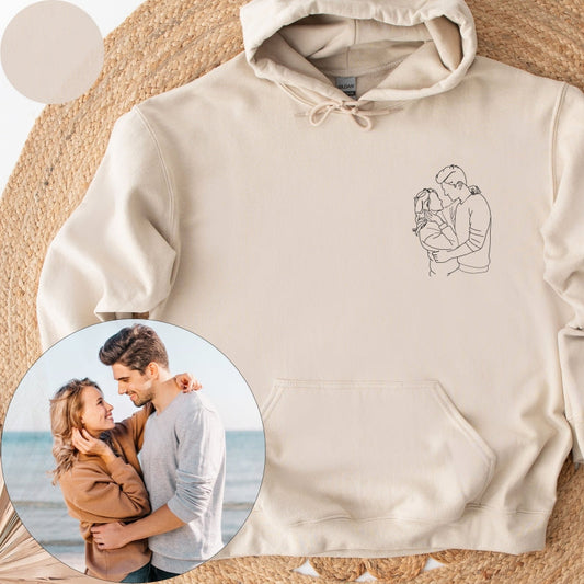Geschenke für die Liebe Individuell bestickter Sweatshirt-Hoodie