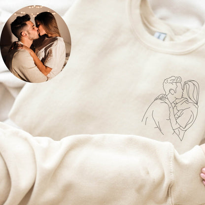 Geschenke für die Liebe Individuell bestickter Sweatshirt-Hoodie