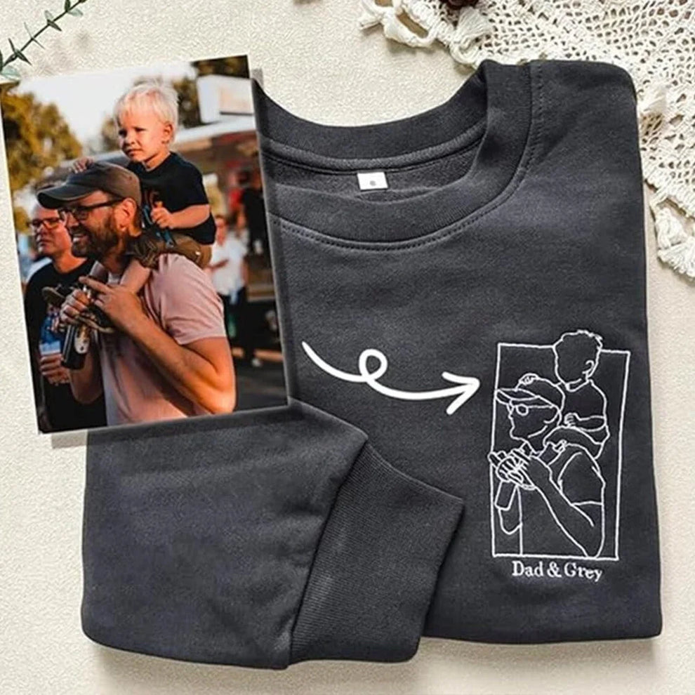Muttertags-Special: Besticktes Sweatshirt mit individuellem Foto