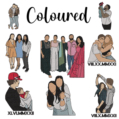 Valentinstag-Special: Bestickte Hoodies für Paare mit personalisierten Filzherzen