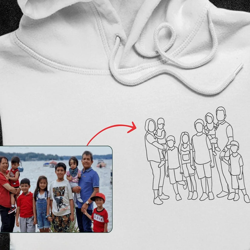 Muttertags-Special: Besticktes Sweatshirt mit individuellem Foto