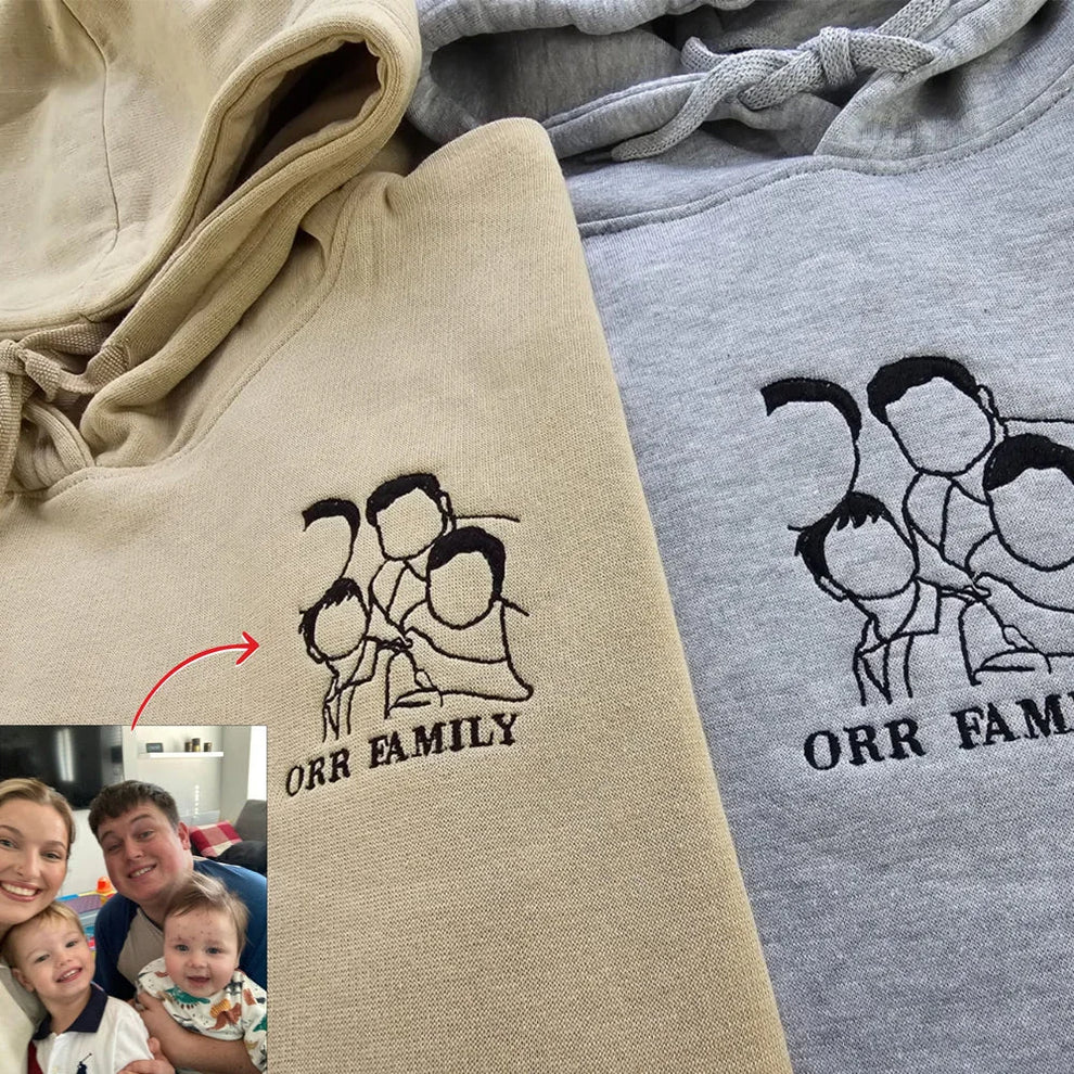 Muttertags-Special: Besticktes Sweatshirt mit individuellem Foto