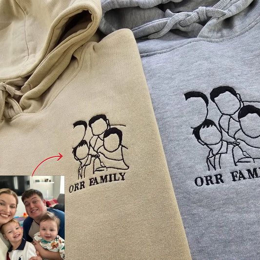Muttertags-Special: Besticktes Sweatshirt mit individuellem Foto