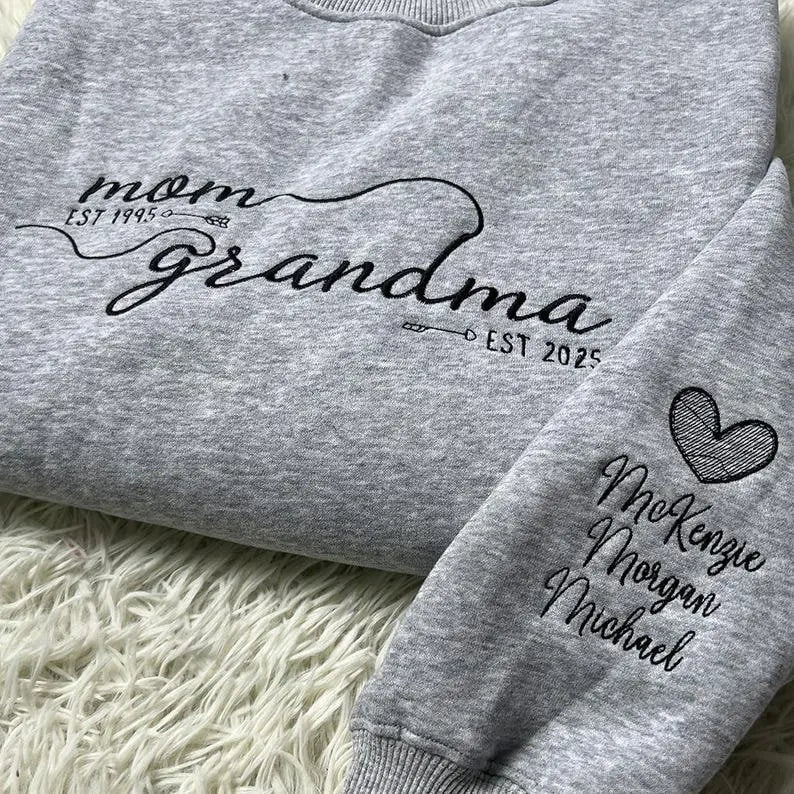 Familienporträt Oversize Kapuzenpullover personalisierter Cartoon-Sweater Familienzusammenführung