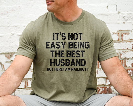 Geburtstagsgeschenk für den neuen Ehemann, T-Shirt für den besten Ehemann, Shirt für frisch Verheiratete zum Jahrestag des Ehemanns