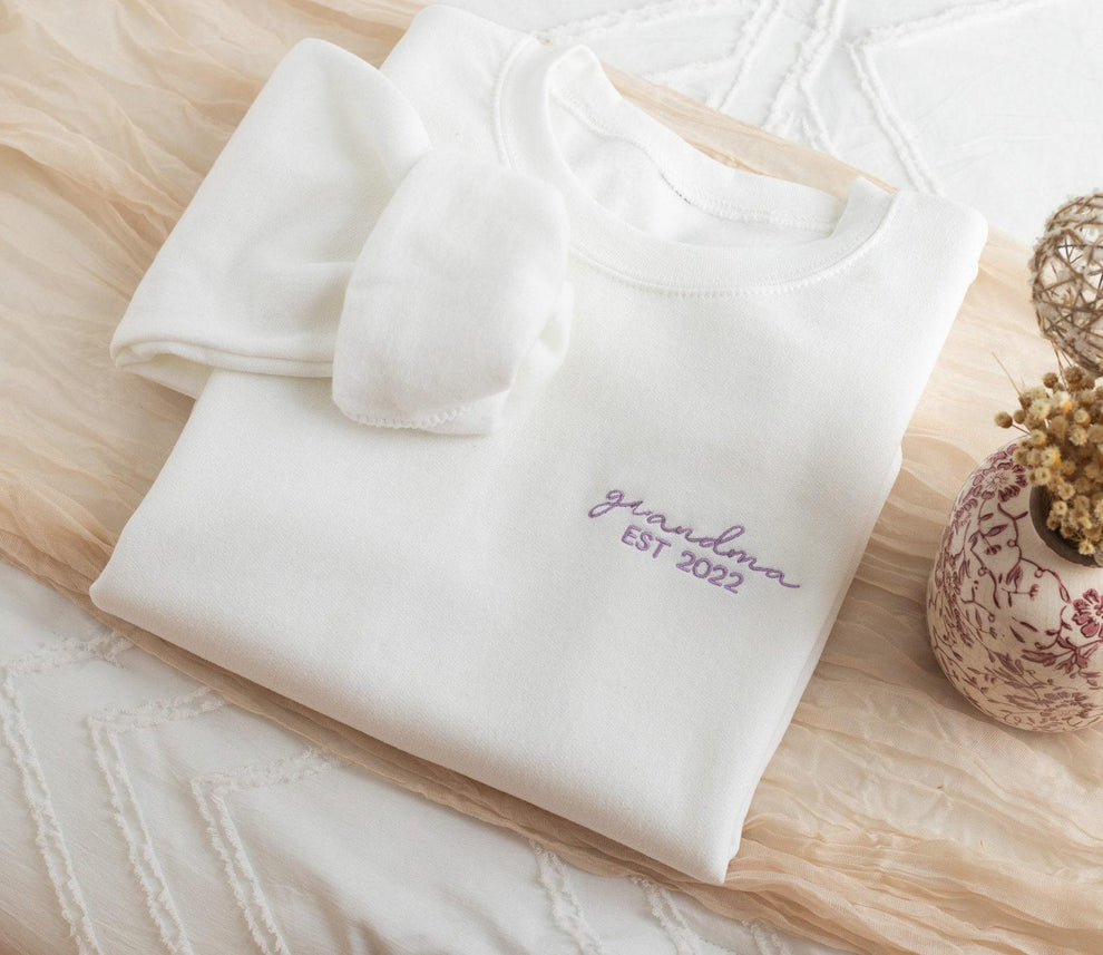 Besticktes Sweatshirt für Papa, Sweatshirt für Mama, Sweatshirt für Mama und Papa, passende Sweatshirts für Mama und Papa