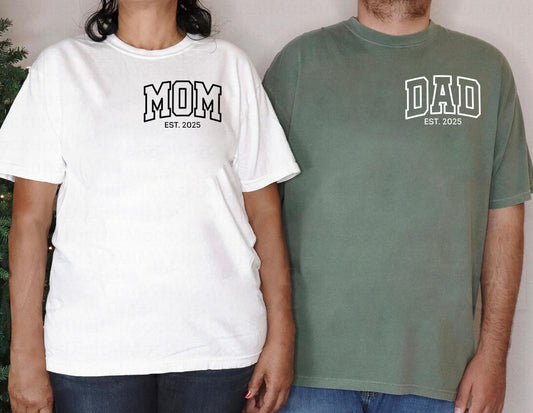 Herzförmiges Zuckergemälde für Papa und Mama – Romantisches Geschenk für Paare – Individuelles geschätztes Datum und Namen