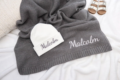 Namensdecke für Babys - Ein personalisiertes Kuschelerlebnis aus Baumwollstrick